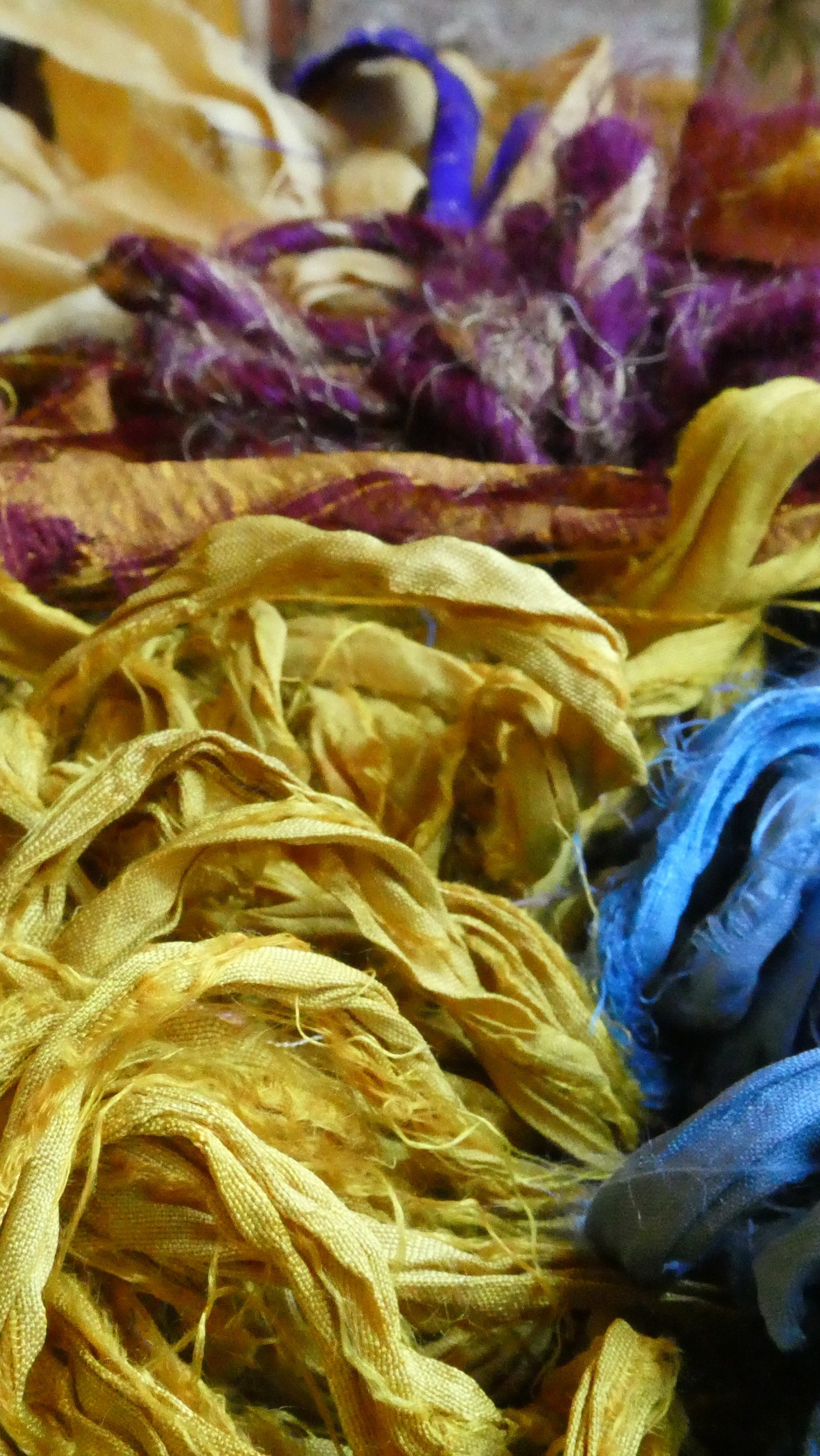 Losse set Sari Silk Lint