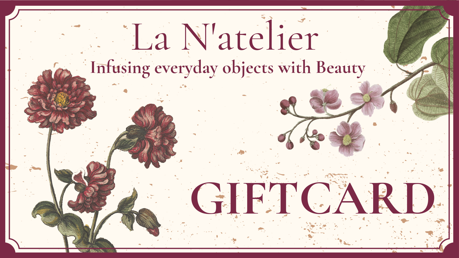 La N'atelier Gift Card