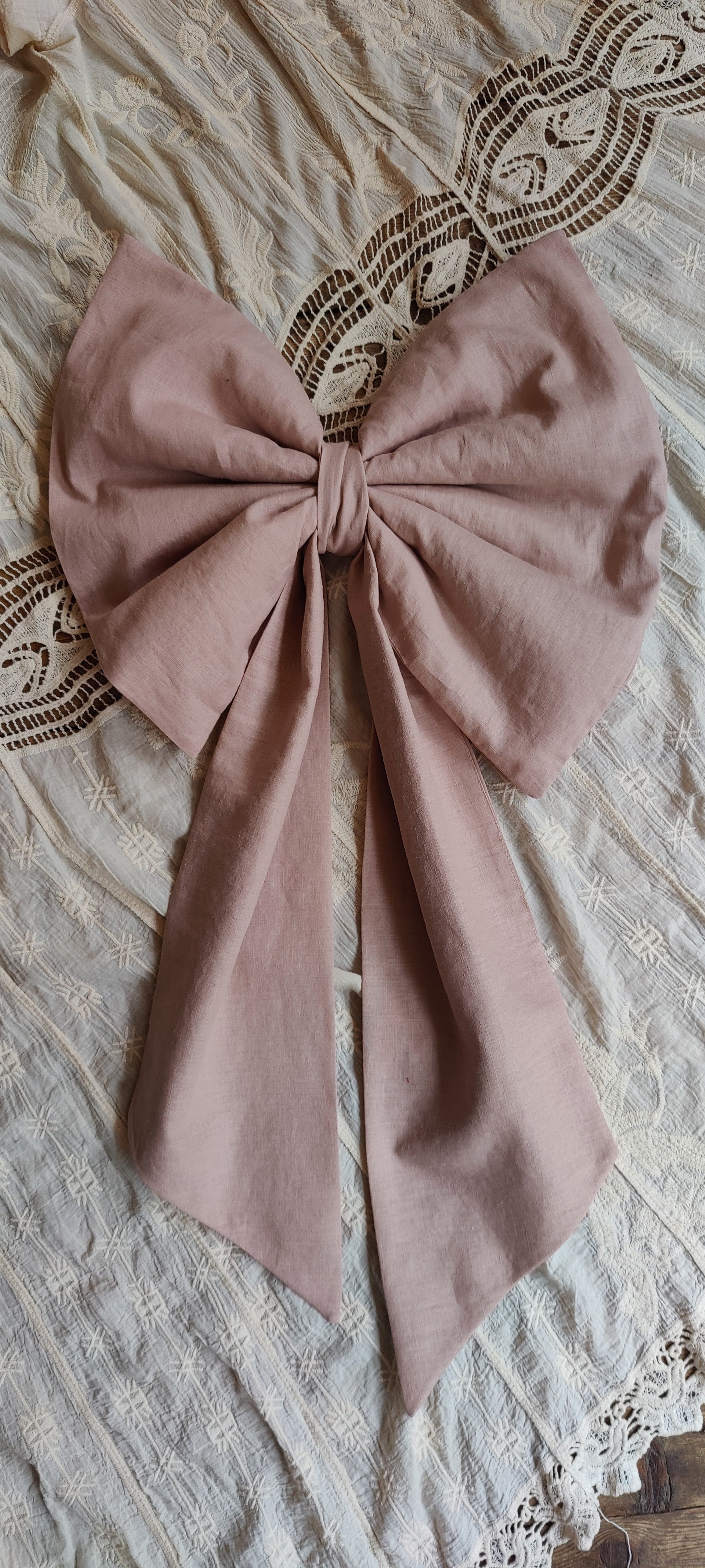 Rustic Rose Bow